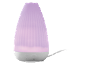 White and purple essential oil diffuser with power cord