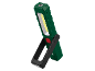 Green LED work light with magnetic base and hook
