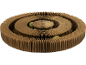Cardboard cat scratcher and play track with two green balls
