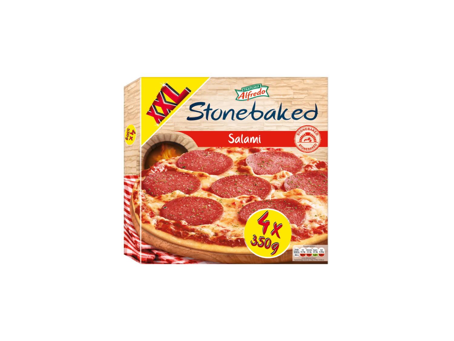 Trattoria Alfredo XXL Stonebaked Salami Pizza | Lidl