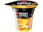 High protein vanilla mousse in a cup with a Nutri-Score A rating
