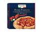 Spicy pizza box with smoked salami and Nduja pepperoni, Neapolitan style, 398g.