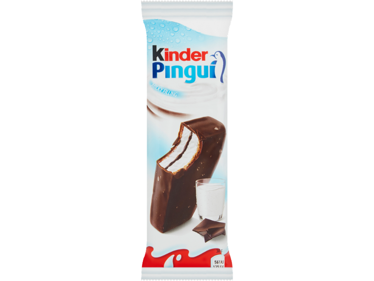 Chocolate bar with milky filling, with a glass of milk and chocolate pieces.