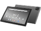 Two gray tablets, one with the screen on showing app icons and the text 'VALE'.