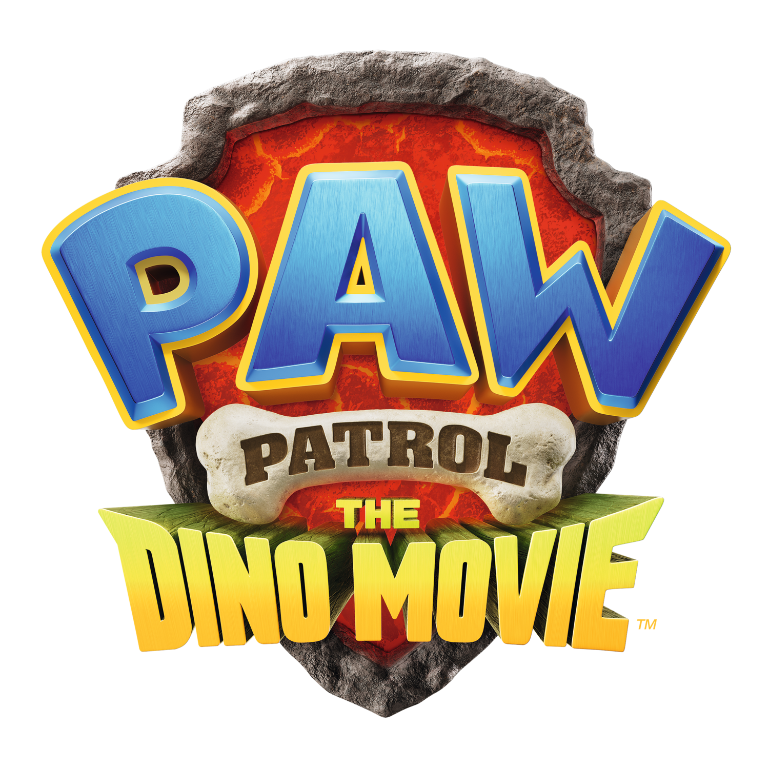 PAW PATROL THE DINO MOVIE logo