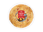Tortilla with omelette, potatoes, and bacon, 500g.