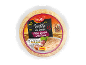 Potato omelette with bacon, 500g, showing nutritional information and a street scene.