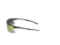Sport sunglasses with mirrored lenses, inscription: 'Made in China 12/2024'
