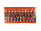 Halloween chocolate lollies with pumpkin and scarecrow designs in orange packaging.