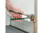 Water pump pliers on a copper radiator pipe.