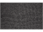 Grey bath mat with soft, textured loops.