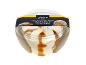 Mini ice cream dessert with banana and caramel flavor, 140 ml.