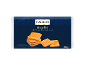 Milk & honey shortbread biscuits in a blue package with golden details, 350 g.
