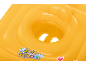Yellow baby swim float with 'Swim Safe a b c' inscription.