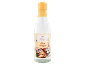 Japanese style rice vinegar in a bottle with sushi