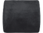 Dark grey velour lumbar cushion