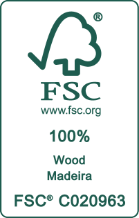 Certification seal for 100% wood, code C020963.