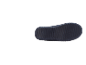 Black shoe sole with small anti-slip nubs, viewed from below.