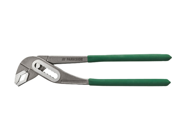 Adjustable water pump pliers with green handles
