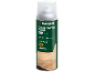 Clear 2-in-1 spray paint and primer, colourless and satin, 400ml, for indoor and outdoor use.