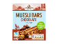 Chocolate muesli bars with no added sugar, Fairtrade cocoa, 8 bars, 200g.