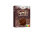 Chocolate cereal rings box with a bowl of cereal, Fairtrade and Nutri-score labels.