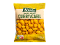 Bag of curry-flavored peanuts, with Nutri-Score D and 125 g.