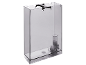 Transparent water tank for coffee machine with handle and filter, max 1600ml capacity.