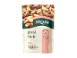 A bag of Brazil nuts, snack ready, with nutritional information and highlighting magnesium & vitamin E.