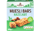 Crownfield Hazelnut Muesli Bars, 8-pack, 200g
