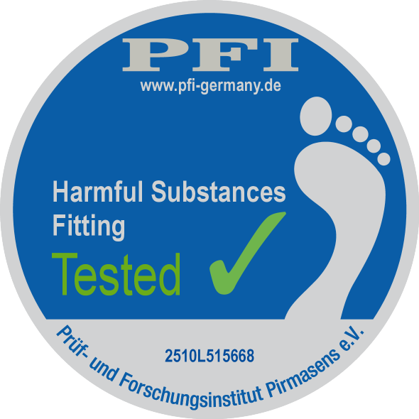 PFI seal: Harmful Substances, Fitting Tested. Number: 2510L515668.