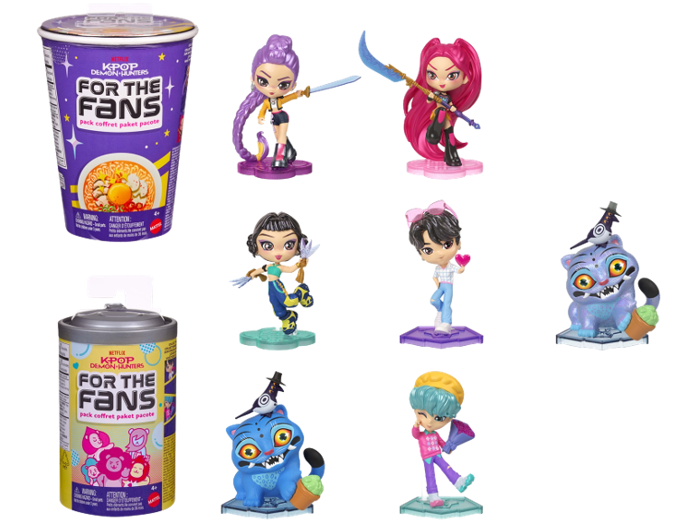 Neue Marke K-Pop Demon Hunters For The Fans toys and packaging.