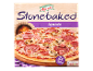 Stonebaked speciale pizza with salami, ham, and mushrooms, 2x 330g.