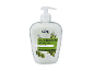 Liquid hand soap with olive extract, moisturizing and pH-skin neutral.