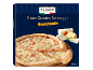 Wood-fired Quattro Formaggi pizza with cheeses and tomatoes, 350g.