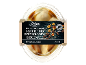 Mini ice cream dessert with biscuit and chocolate flavor with caramel sauce, 140 ml.
