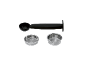 Measuring spoon and two coffee filters.
