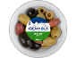 Pitted olive mix in a 150 g plastic tub