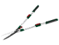Telescopic garden shears for trimming bushes and hedges.
