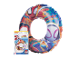 Kids' swim ring with Spidey and his amazing friends design, with packaging.