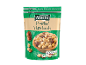 Bag of roasted hazelnuts with nutritional information and vegan seal.
