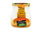 Creamy yogurt with Seville orange preparation in a glass jar, 135g.