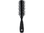 Black hairbrush with plastic bristles and a textured handle, featuring the inscription 'BEAUTY'.