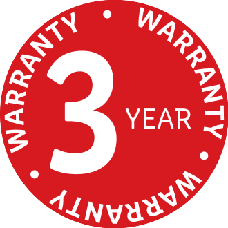 3-year warranty seal