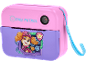 Pink and purple children's camera with Paw Patrol theme and Skye image