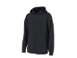 Men's dark grey hooded zip-up sweatshirt.