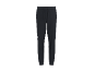 Black men's sweatpants with a drawstring and a discreet logo.
