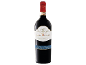Red wine bottle with a white and blue label, featuring the text 'Chianti Colli Senesi'.