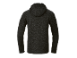 Men's fleece hoodie, back view