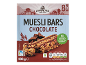 Box of chocolate muesli bars, 8 bars, no added sugar, 200g.